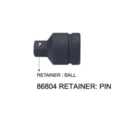 3/4"F x 1/2"M Impact Adaptor W/Ball - Hans