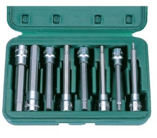 3-12mm x 3/8" Dr (100mmL) Inhex Socket Set - HANS