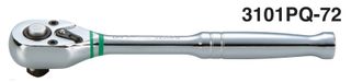 3/8" Dr. Quick Release 72T Ratchet Plain Handle - HANS