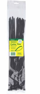 9.0 x 550mm-UV BLACK Cable Ties Pkt25 (CT559)