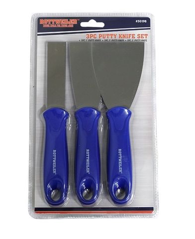 3 piece Paint Knife Scraper Set