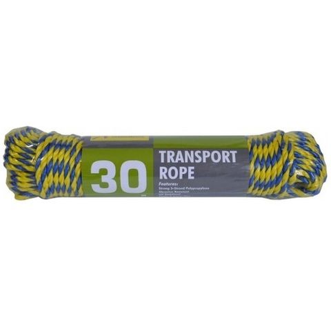 5mm x 30 Metre Twisted Rope - Blue/Yellow - Xcel