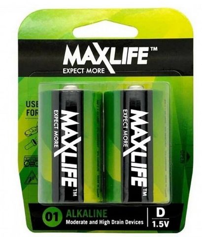 D' Maxlife  Long-Life Battery Alkaline Packet 2