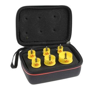 16-40mm Shallow Smooth Cutting Holesaw Kit  Case - Starrett