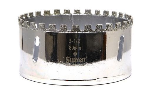 89mm Diamond Grit Holesaw - Starrett