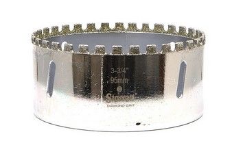 95mm Diamond Grit Holesaw - Starrett