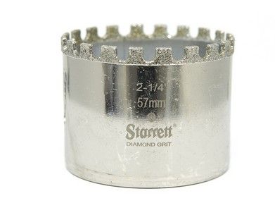 57mm Diamond Grit Holesaw - Starrett