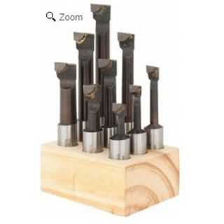 9 piece 1/2'' Carbide Boring Bar Set