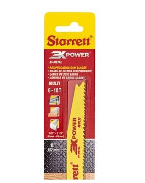 6''x 6-10T Reciprocating Blade (Pkt 2) - Starrett