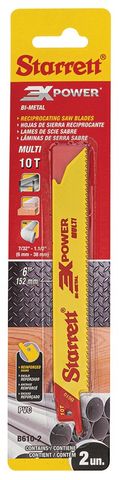 6''x 10 T Reciprocating Blade (Pkt 2) - Starrett
