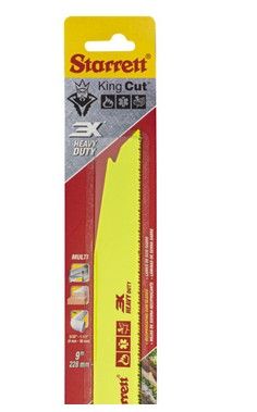 228mm x 25mm  10-14 tpi King Cut Reciprocating  Saw Blade Pkt 2 - Starrett