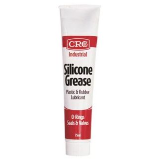 CRC Silicone Grease (Plastic & Rubber Lubricant for O-Rings Seals & valves) 75ml Tube