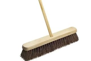 Platform Broom 24'/600mm Java complete with  Wooden Handle 1.50 Metre