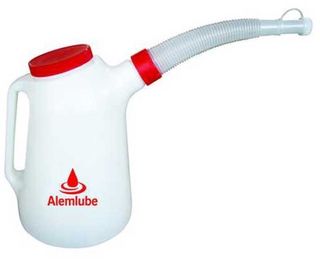 5L Oil Measure complete with Flexible Spout - Alemlube