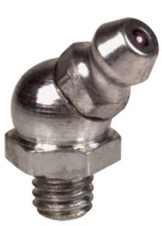 6 x 1.0mm x 45 deg Grease Nipple - Stainless Steel