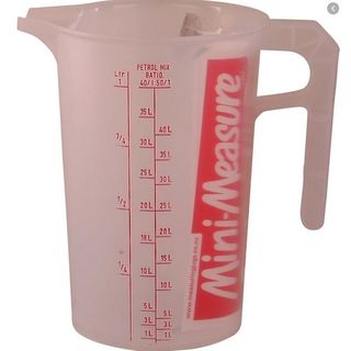 1 Litre Oil Mix Plastic Jug