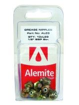 1/8'' BSP 90 Deg Grease Nipples Packet 10 - Alemlube