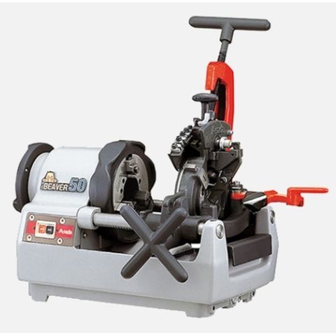 ASADA Beaver 50 Threading Machine (Auto) - 1/2"-2" BSPT or NPT Pipe, 750w single phase, foot switch included