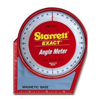 Angle Meter 125mm/5" x 125mm/5" Dial type complete with  magnetic base - Starrett