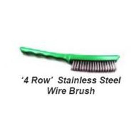 422 Wire Stainless steel Brush - 4 Row Green