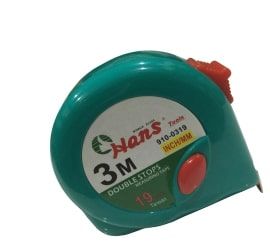 3m/10' x 19mmW Double Stop Tape Measure - Hans