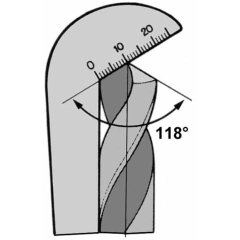 Twist Drill Grinding Gauge (114mm)