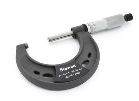 25-50mm x .01mm  Outside Micrometer - Starrett