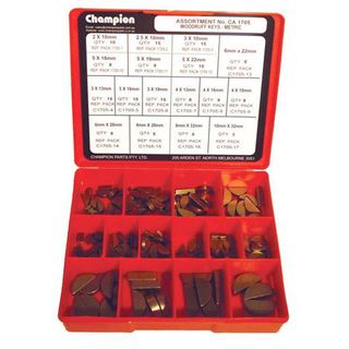 Champion Metric Woodruff Key Assortment kit