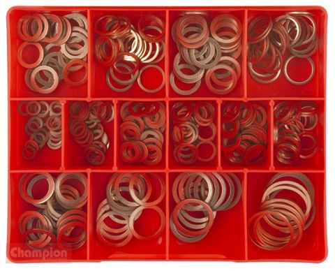 Champion 305 piece Metric Copper Sealing Washer Assortment Kit