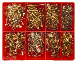 Champion 400 piece Self Drilling Screw Assortment Kit