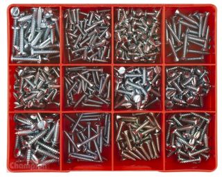 Champion 420 piece Slotted Self Tapping Screw Assortment Kit