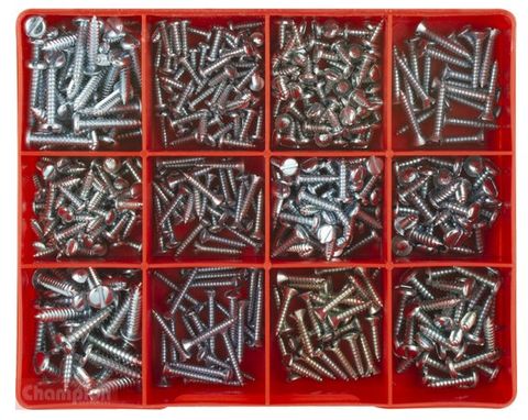 Champion 420 piece Slotted Self Tapping Screw Assortment Kit