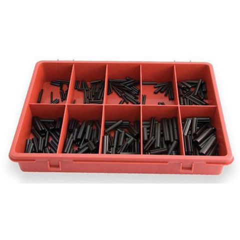 380 piece Assortment kit  Roll Pins - Metric