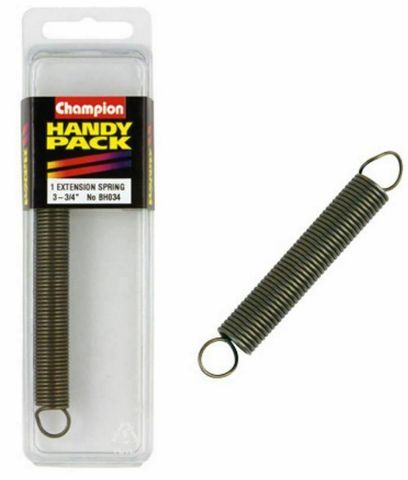 3-3/4"'x 1/2" x 17G Extension Spring -  Pkt 1