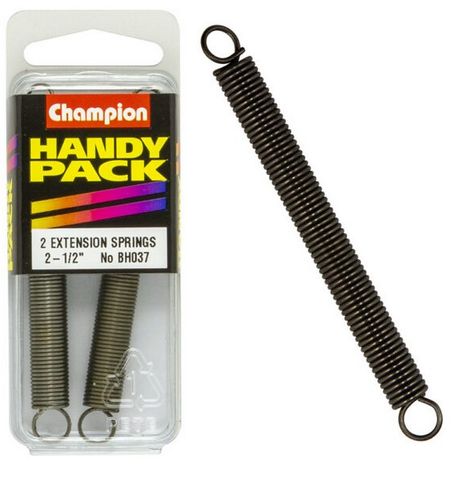 2-1/2" x 11/32"' x 20G Extension Spring -  Pkt 2