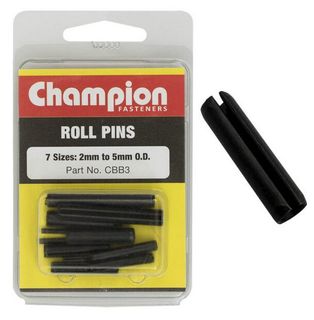 14 piece Metric  7 sizes M2 - M5 O.D. Roll Pin Assortment kit