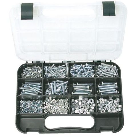 552 piece Round Head Screw & Nut Assortment kit