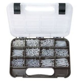 620 piece Self-Tapping Slot Head Zinc Coated Screws (A)