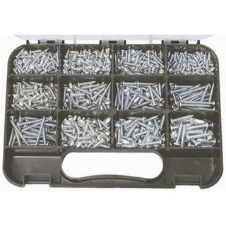 760 piece Self Tapping Pan-Head Zinc Screws