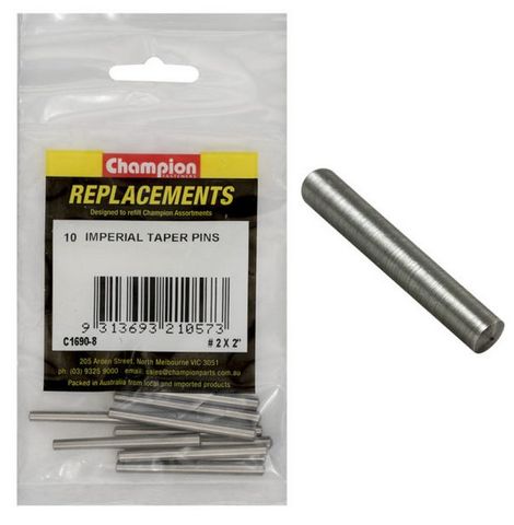 #2 x 2"  Taper Pins Pkt10