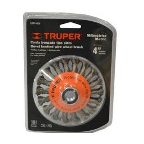 150 x 19mm Multi Bore Wire Wheel - 35G - Truper