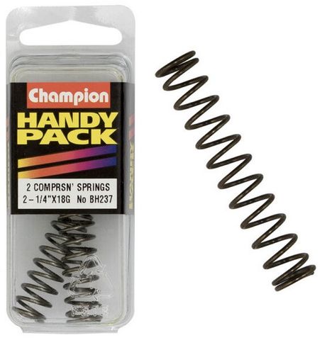 2-1/4" x 7/16" 18G Compression Spring Pkt2 - Champion