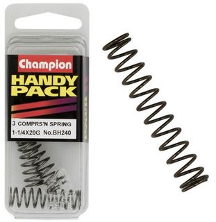 1-1/4" x 3/8" 20G Compression Spring Pkt3 - Champion