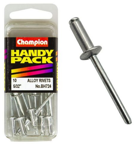 5/32" Medium Aluminium Blind Rivets - Pkt10