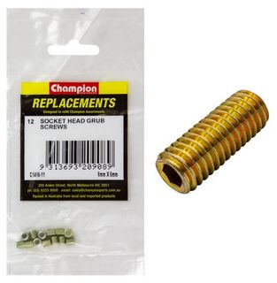 6 x 6mm Grub Screw Replacement Kit (Pkt12)