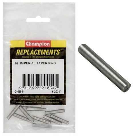 #2 x 1"  Taper Pins Pkt10