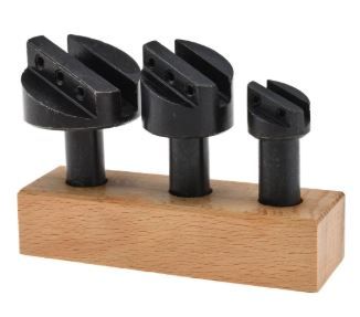 3 Piece 3/4" Shank Fly Cutter Set Toolbits not Included - Ozar