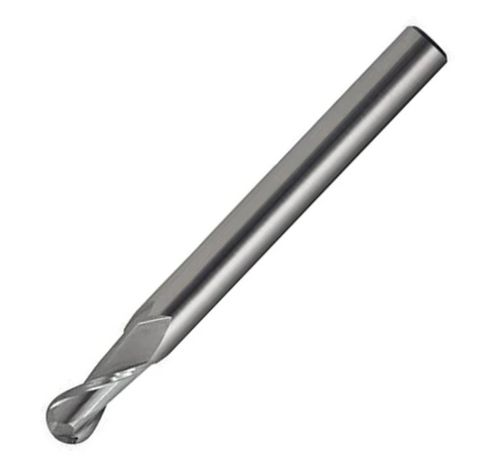 4.0mm Long series HSS-Co8 Ball nose Slot Drill - Flatted Shank - Europa