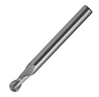 25.0mm Long series  HSS-Co5 Ball nose Slot Drill - Plain Shank - Europa