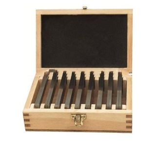 9pce 8.5 x 150mm Precision Ground Parallel Set in Wooden Case